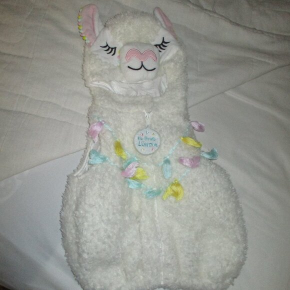 Baby Llama Costume Halloween Tassels Soft  6-9 months No Prob-Llama - Picture 1 of 6